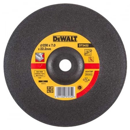 Scule si echipamente pentru constructii - Disc polizare metal DeWALT DT3432 230 x 7mm