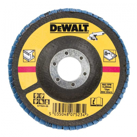Scule si echipamente pentru constructii - Disc lamelar DeWALT DT3308 pentru metal 36gr 125mm