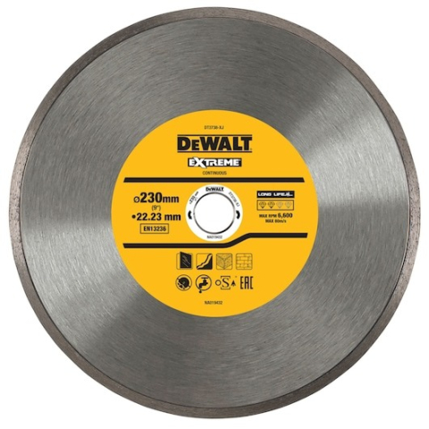 Scule si dispozitive de lucru - Disc diamantat segmentat DeWalt DT3738 30 x 22.2 mm