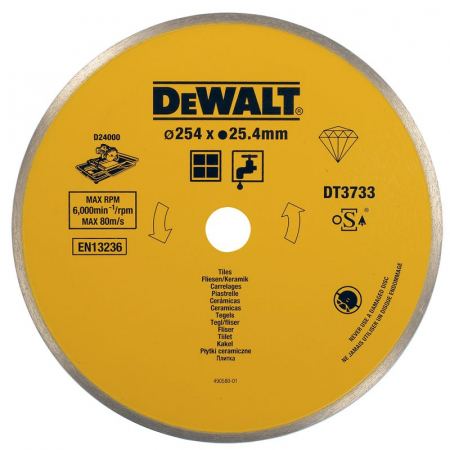 Dispozitive pentru prelucrarea lemnului - Disc Diamantat DeWalt DT3733 pentru D24000