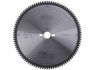 Scule si dispozitive de lucru - Disc Extreme pentru lemn dur 305x30x3mm 96 dinti Dewalt - DT4290-QZ