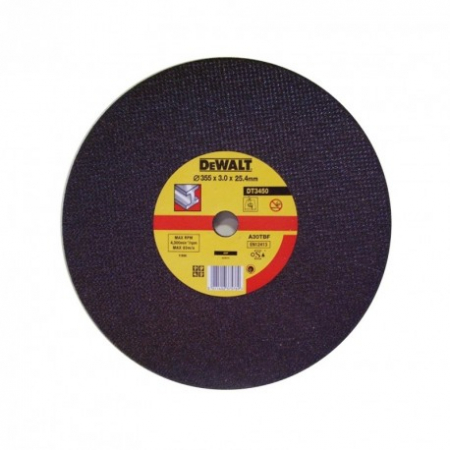Dispozitive pentru prelucrarea lemnului - Disc debitat metal Dewalt DT3450, 3 x 25.4 x 355