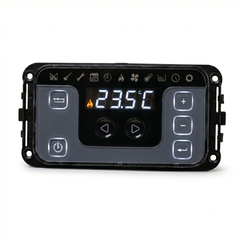 Cazane pe combustibil solid - Display panou comanda Termax pentru centralele Compact, Eco Gri si Combo 35