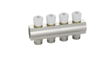 Distribuitoare pentru sanitare - Distribuitoare apa - Distribuitor incalzire, 9 cai, 1 tol, 24 x 19, FIV