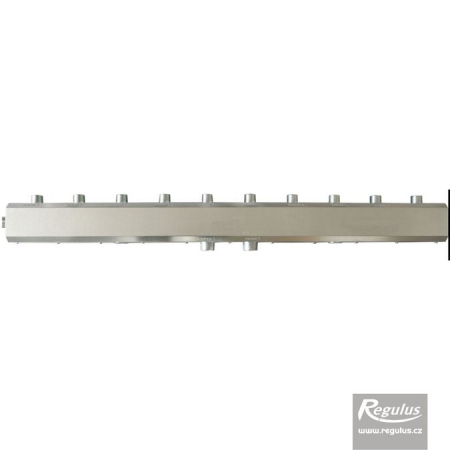 Distribuitoare - Distribuitor 4 circuite de încălzire 1 tol, 5/4 pentru sursa de căldură, 3/4 ieșire laterala, cu izolație, debit maxim 3 m3/h, HV 70/125-4