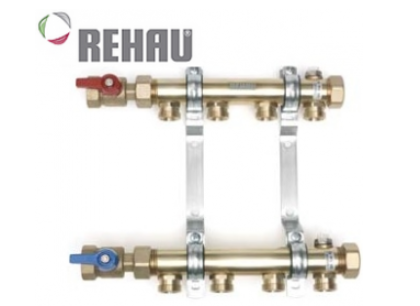 Echipamente de incalzire si producere ACM - Set distribuitor fara debitmetre, 5 circuite, REHAU HLV