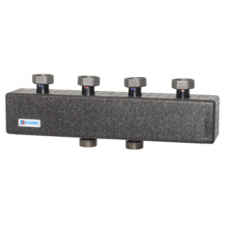 Echipamente de incalzire si producere ACM - Distribuitor-colector termoizolat, pentru 2 grupuri de circulatie, ESBE GMA 421