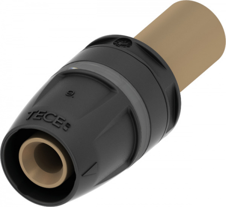 Fitinguri din bronz/PPSU - Racord TECElogo-Push la teava cupru Ø 25 x Ø 22 CU