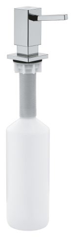 Dozator sapun bucatarie Grohe Cube incastrat, 500 ml, crom [3]