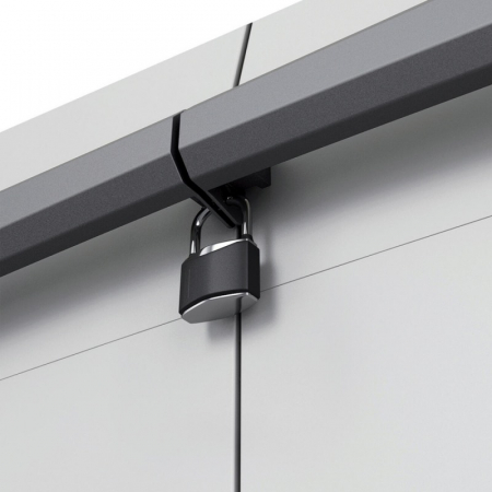 Dulap 2 usi pentru reciclare gri Keter Split Basic 68x39x85 cm [5]