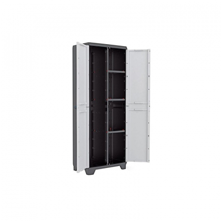 Dulap 3 polite gri Keter High Linear Utility 68x39x173cm [1]