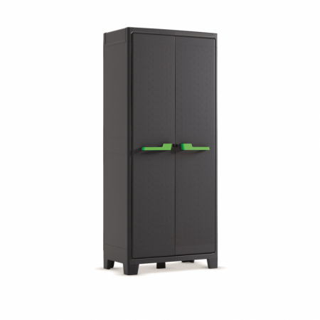 Dulapuri de depozitare - Dulap 4 polite graphite Keter High Moby 80x44x182 cm