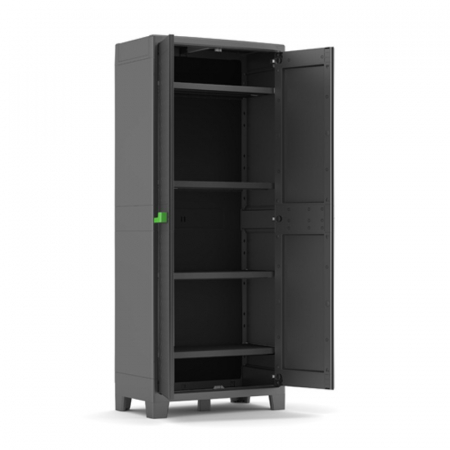 Dulap 4 polite graphite Keter High Moby 80x44x182 cm [1]