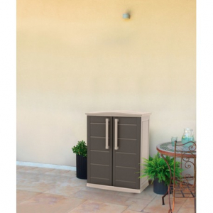 Dulap de gradina bej, Curver Boston Base Compact [1]