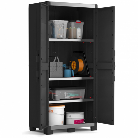 Dulap inalt negru Keter XL Garage 89x54x188 cm [2]