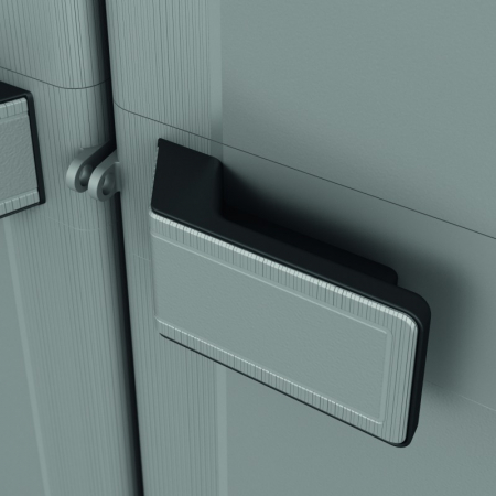 Dulap 2 polite gri Keter Low Logico 65x45x97cm [3]