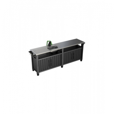 Dulap pentru terasa, grafit, 415 L, Keter Unity Chef [1]