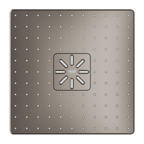 Dus fix cu brat 430 mm Grohe Rainshower SmartActive 310 palarie de dus set, patrata, 2 jeturi, montare pe perete, antracit mat [2]