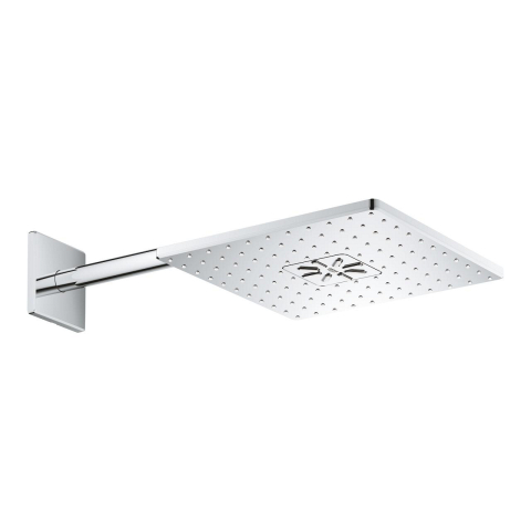 Dus fix Grohe Rainshower SmartActive 310 patrat, brat 430 mm, palarie de dus set, patrata, 2 jeturi, montare pe perete, crom [1]