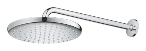 Dus fix Grohe NTempesta 250 1 pulverizare, 250 mm, brat 380 mm, anti-calcar, crom [3]