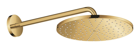 Dus fix Grohe Rainshower 310 Mono palarie de dus set 422 mm 9, 5 l, montare pe perete, rotund, 1 jet, brat 422 mm, sistem anti-calcar, auriu lucios [3]