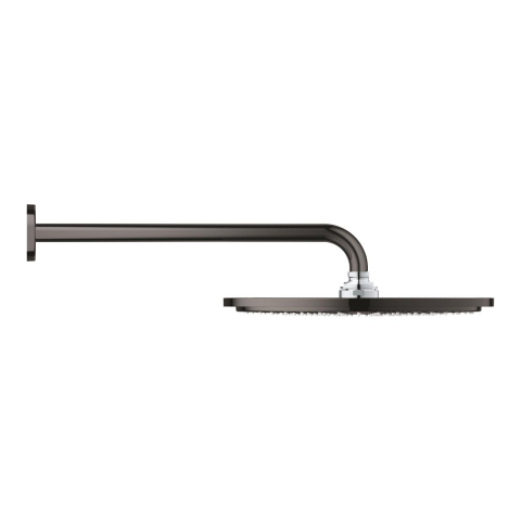 Dus fix Grohe Rainshower Cosmopolitan 310 palarie de dus set 9, 5 l, rotunda, montare pe perete, cu brat, sistem anti-calcar, limitator debit, 1 jet, antracit [2]