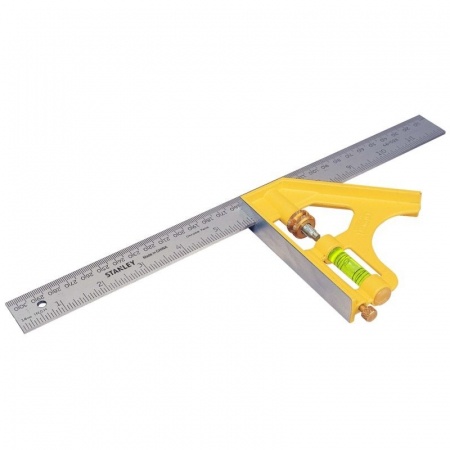 Scule si dispozitive de lucru - Echer combinat 300mm Stanley - 2-46-028