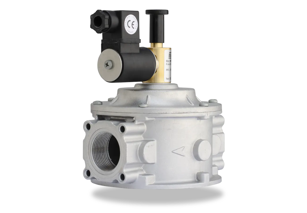 Detectoare de gaz si fum - Electrovalva gaz senzor Homplex RMC06 normal deschis 230V DN 1"1/2