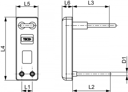 Elemente TECE pentru teste de presiune si /sau conectare la radiator, Ø16 [1]