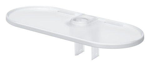 Etajera bara dus Grohe Vitalio universal savoniera, pentru bara de dus Vitalio, acril, 222 x 100, alb [3]