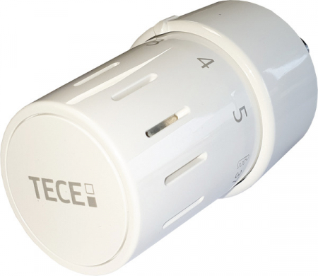 Tevi, fitinguri, robineti si accesorii - Cap termostat TECE, M30 x 1,5 Alb