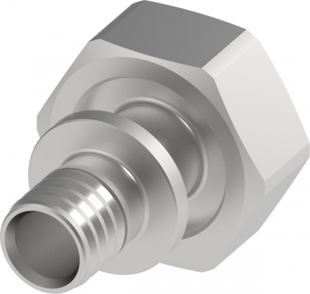 Componente de sistem - Racord olandez Teceflex din alama standard nichelata pentru teava multistrat Ø16 x 3/4"FI