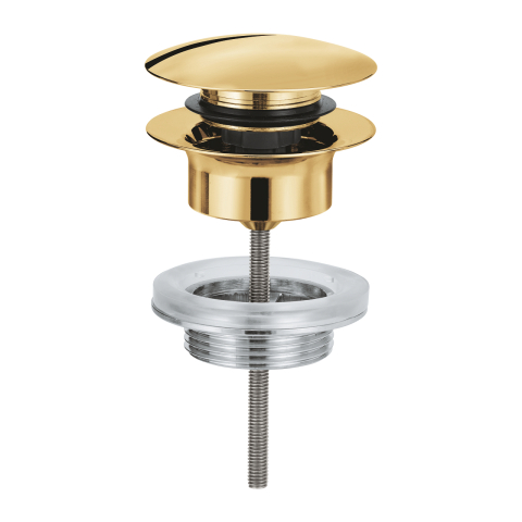 Obiecte sanitare - Evacuare cu apasare Grohe waste set, lungime ajustabila, auriu lucios