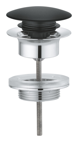 Obiecte sanitare - Evacuare cu apasare Grohe waste set, lungime ajustabila, negru