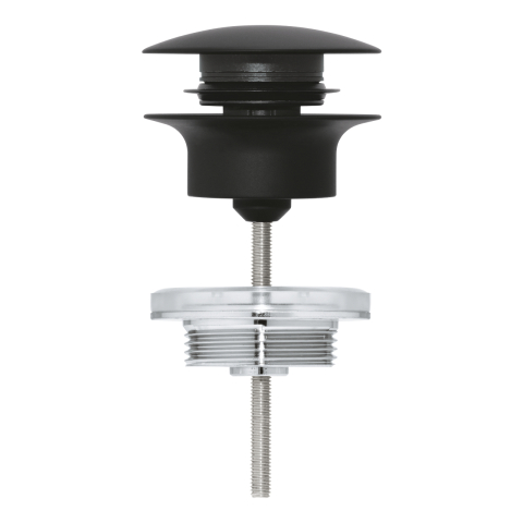 Grohe evacuare cu apasare, waste set, universal, 1./4, pt lavoar, negru [1]