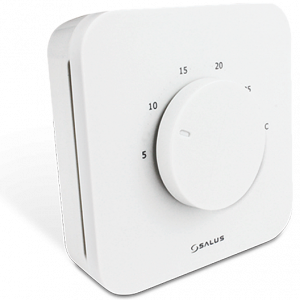 Automatizari si termostate incalzire in pardoseala - Termostat ambiental pentru incalzirea in pardoseala, cu buton rotativ, Salus HTR230