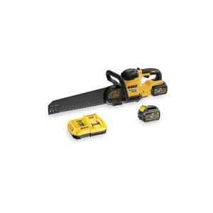 Scule si dispozitive de lucru - Fierastrau aligator 54V XR 295mm cu 2 acumulatori Flexvolt si statie de incarcare DeWalt - DCS396T2