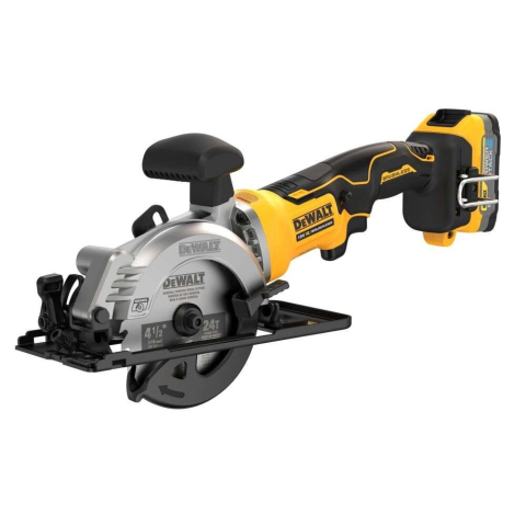 Scule si dispozitive de lucru - Fierastrau Circular Dewalt Compact DCS571E1T 18 V XR 115 mm 1xPowerStack Compact