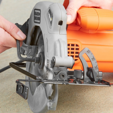Mini Fierastrau Circular 1250W cu Laser Black+Decker CS1250LA [2]
