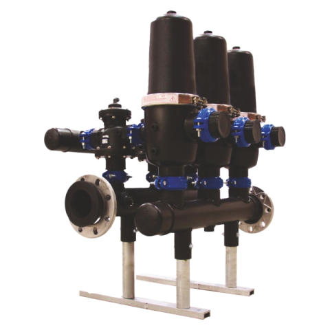 Echipamente pentru tratarea si pomparea apei - Filtru automat Valrom VALHOH cu discuri 3 unitati 500 micron