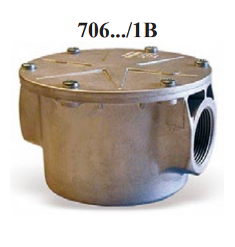 Accesorii si consumabile - Filtru de gaz, din aluminiu, element filtrant din Viledon P15/500S, grad de filtrare 50microni, 1bar, racord conectare 1/2”