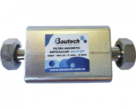 Filtre de apa - Filtru magnetic anticalcar Bautech Maxi 1/2 dreptunghiular