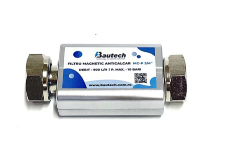 Filtre de apa - Filtru magnetic anticalcar Bautech Maxi 3/4 dreptunghiular