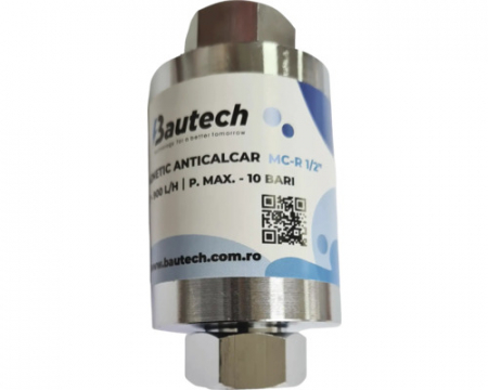 Filtre de apa - Filtru magnetic anticalcar Bautech 1/2 cilindric