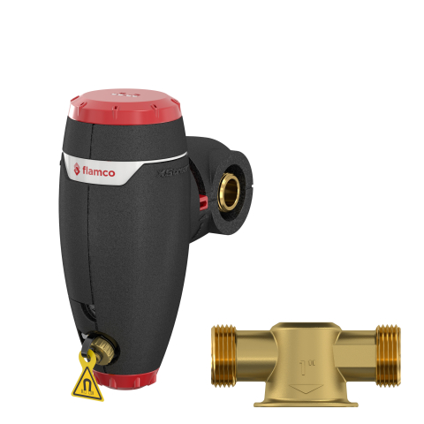 Instalatii de apa si canalizare - Separator de impurități și magnetită Flamco XStream Clean 1 1/4" M