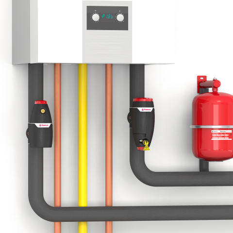 Separator de impuritati si magnetita Flamco XStream Clean 1 1/4" F [2]