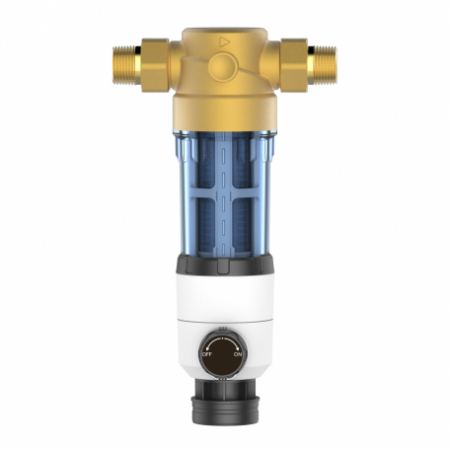 Echipamente pentru tratarea si pomparea apei - FILTRU PURJARE 4MC/H IN-OUT 3/4 FE HOLCARTUS INOX 90MICRONI - VALROM GAMA aquaPUR