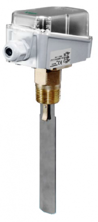 Automatizare centrala termica - Fluxostat pentru lichide Regin, debite reduse racord 1" pentru DN25200 livrat cu 4 palete IP65 montaj orizontal sau vertical max 11 bar temp -40+120grdC