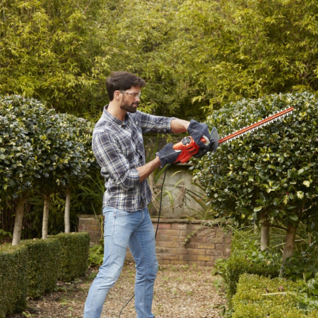 Trimmer electric pentru tuns gard viu Black+Decker 450 W 50 cm - BEHT251KIT [1]