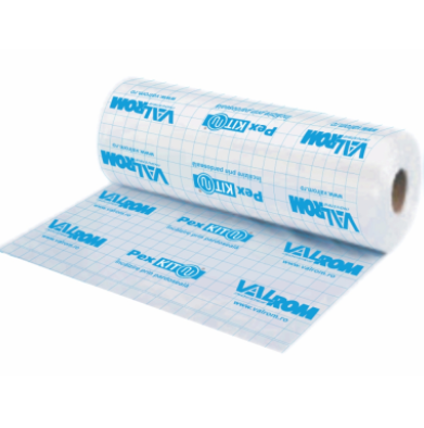 Echipamente de incalzire si producere ACM - FOLIE HIDROIZATIE PE. AUTOADEZIVA 0,10 mm ROLA 100 x 1,25m - VALROM GAMA PexKIT